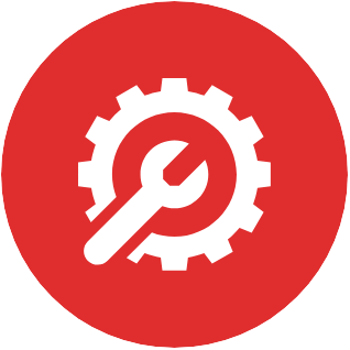 Gear Icon Red